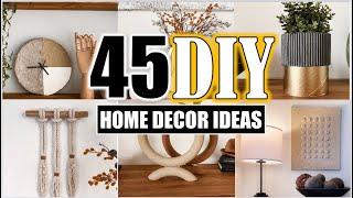 ⭐️ TOP 45 DIY IDEAS HOME DECOR  (HIGH-END)