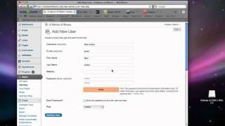 WordPress for Beginners- Users and Templates