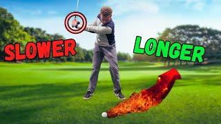 Hit Every Club LONGER By Swinging SLOWER (Here's How It Works)