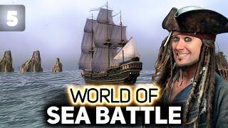 Строим Чёрную Жемчужину ‍️ World of Sea Battle [PC 2023] #5