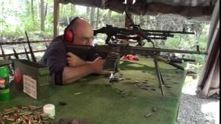 Firing a very rare VZ 52/57 Light Machine Gun
