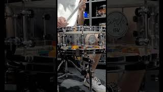 Acrylic snare GRV & lego #drums #drummer #lego #snare #grv #silesiadrum  #percussiongroove #groove