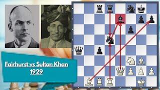 The Power of Passed Pawn || Fairhurst vs Sultan Khan || 1929