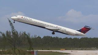 Reverser Problems - DELTA MD-88 | N907DE | Nassau Bahamas | Retired MD-80