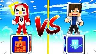 МЕДНЫЙ ГОЛЕМ ЛАКИ БЛОК vs ЭЛЕЙ ЛАКИБЛОК В МАЙНКРАФТ ! ИГРА В lucky block  MINECRAFT ТРОЛЛИНГ ЛОВУШКА