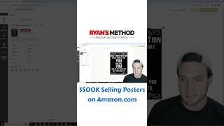 This $500K Amazon Poster Business Inspired me to Sell Print on Demand Wall Art #shorts