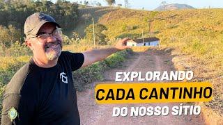 MINI TOUR DO SÍTIO QUE ESTAMOS CONSTRUINDO DO ZERO EM MINAS GERAIS | POR DO SOL INCRÍVEL!