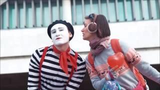 Мимы Артмим в парке "Музеон" /Mimes  in a park "Muzeon"