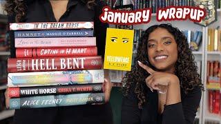 what i read in january | yellowface, hell bent, tomorrow x 3, love on the brain