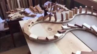 Wood Domino Track Set