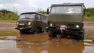 Буханка против Камаза на бездорожье! ... Гряземес и жесткий OFFroad