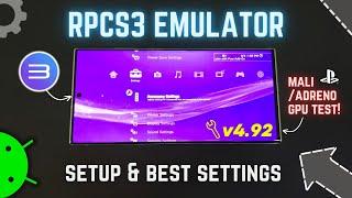 New RPCS3 Emulator on Any Android Phone - Setup & Best Settings!