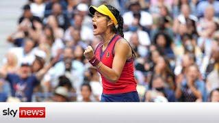 British tennis star Emma Raducanu wins US Open