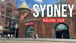 SYDNEY, AUSTRALIA | 4K WALKING TOUR | Market City | Paddys Market | George Street | Opera House