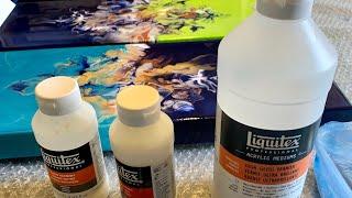 Varnishing Process tutorial with Liquitex High Gloss Varnish.