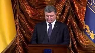 Громкое заявление Петра Порошенко  Крым это Украина! Новости Украины Сегодня UKRAINE NEWS TODAY