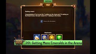 Let's Play Hero Wars 201: Buying Extra Arena Fights to Earn More Emeralds