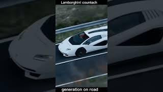 Lamborghini countach on the road#shorts#Lamborghini