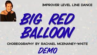 BIG RED BALLOON line dance, choreography Rachael McEnaney-White