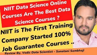 Best 100% Job Guarantee Courses | NIIT Online Courses on Data Science | Review By BigDataKB.com