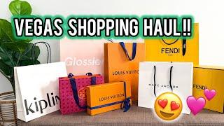 MY VEGAS LUXURY SHOPPING HAUL: Louis Vuitton, Fendi, Marc Jacobs, Tory Burch, and more! 