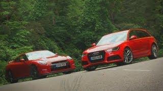Nissan GT-R vs Audi RS6 Avant shootout - autocar.co.uk