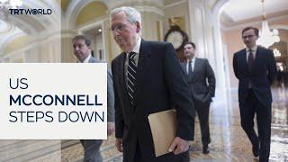 US Senate Republican leader Mitch McConnell steps down