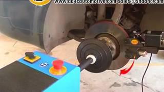 AA4C on/off car disc lathe machine operation video