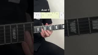 Axel F Guitar + Tabs #crazyfrog #guitartabs #guitarcover