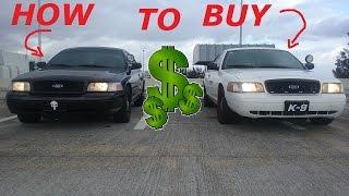 HOW TO BUY A USED COP CAR!! [P71]