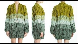 Как Связать Кардиган Лало Спицами для Начинающих? модели 2019 / How to Knit a Cardigan Lalo Spokes