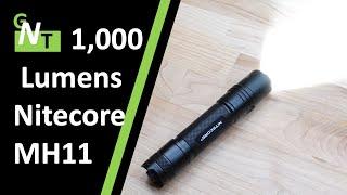 Nitecore MH11 Full Testing Review 1,000 Lumens Ultra Compact EDC Light.
