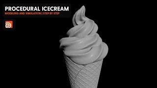 Procedural Ice cream Swirl in Houdini