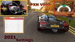 Steering Wheel settings 2021 in FORZA HORIZON 4 | COMPLETE SETTINGS - PXN V900