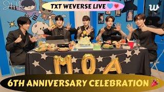 (ALL SUB) TXT 6TH ANNIVERSARY CELEBRATION  TXT WEVERSE LIVE (03.04.25) #weverselive #weverse #txt