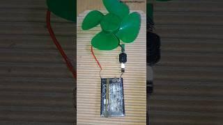 Crazy battery spinning project • dc motor | #tech #dcmotor #youtubeshorts