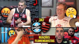 REAÇÕES dos FLAMENGUISTAS FURIOSOS com a DERROTA - GRÊMIO 3X2 FLAMENGO [REACT BRASILEIRÃO 2024]