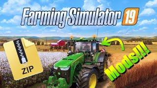 HOW TO DOWNLOAD AND INSTALL MODS IN FARMING SIMULATOR 19|FS19