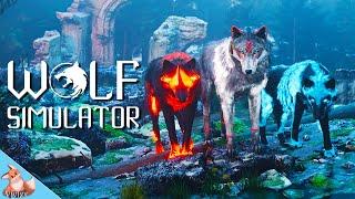 Playing my 1st ANIMAL BATTLE game in Wolf Simulator - RPG Survival Animal Battle