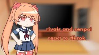 rivals and senpai react to tik tok YANDERE SIMULATOR read the description(читать описание)