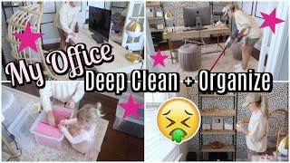 *EXTREME* CLEAN + ORGANIZE MY OFFICE WITH ME | BEFORE AND AFTER | Tara Henderson