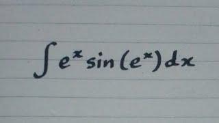 Integral of e^x sin(e^x) || Integration of Trigonometric and Exponential Functions