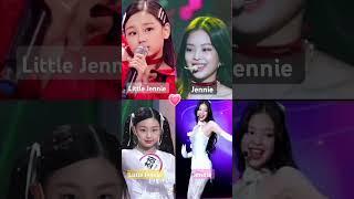 Jennie VS little Jennie challenge  Jennie solo who is the best #jennie#little Jennie#blackpink  