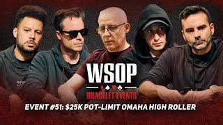 2025 WSOP $25K Pot-Limit Omaha High Roller! $2,292,155 First-Place Prize!