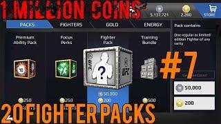 EA SPORTS UFC Mobile - 1 Million Coins! 20 Fighter Pack Opening! #7