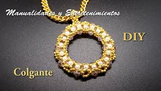 DIY - Colgante de tupis y perlas - Manualidades y entretenimientos