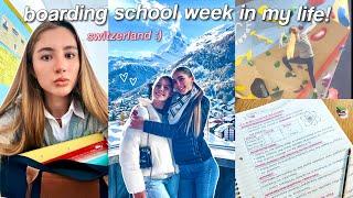 A WEEK IN THE LIFE OF BOARDING SCHOOL *in switzerland*