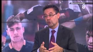 Josep Maria Bartomeu a 8 al dia amb Josep Cuní [26-10-2015] Parte 2 de 2