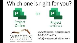 Project Online or Project for the web?  Which project management system should you use?