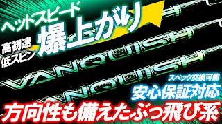 【VANQUISH VV登場】大ヒットした前作よりも名器の予感！精密で飛んで曲がらない！スペック交換が出来るからティーオリーヴなら安心！ヴァンキッシュヴィヴィ